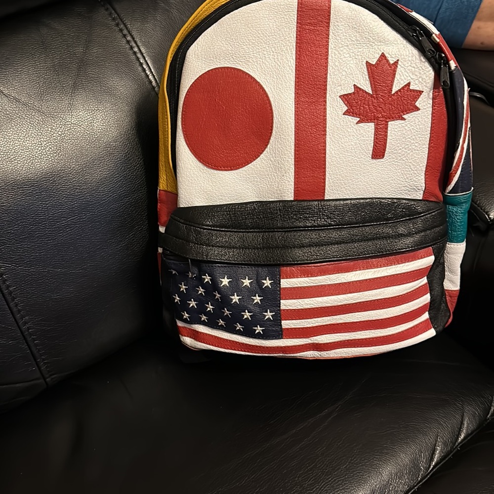 Vintage Wilsons Leather Global Backpack